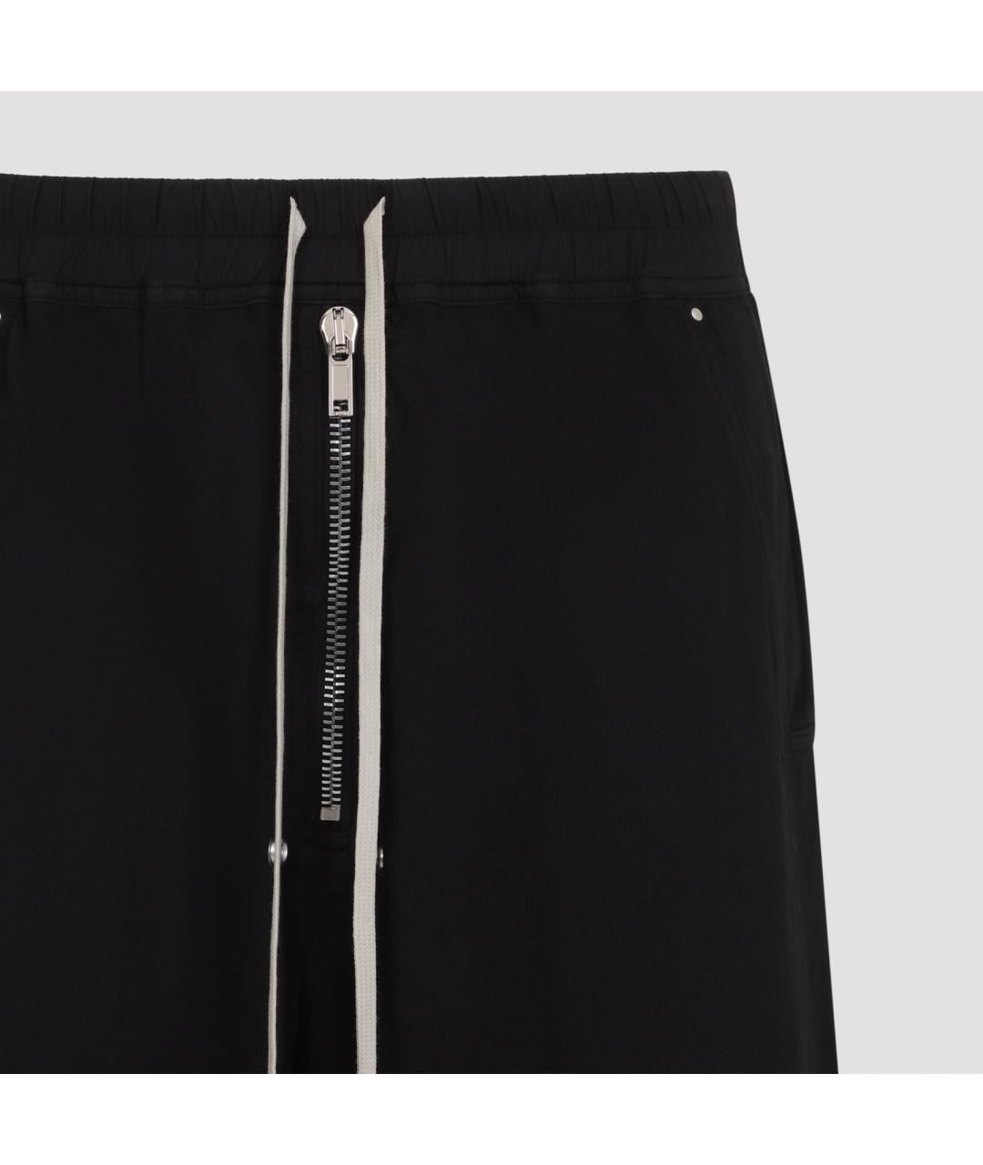 RICK OWENS DRKSHDW Черные хлопковые повседневные брюки, фото 4