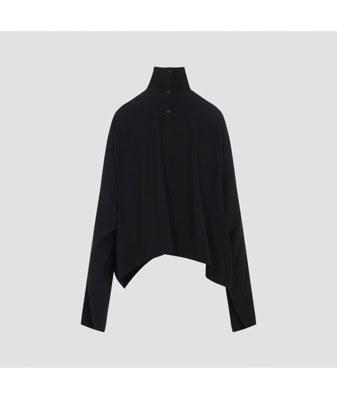RICK OWENS Черный вискозный джемпер / свитер, фото 3