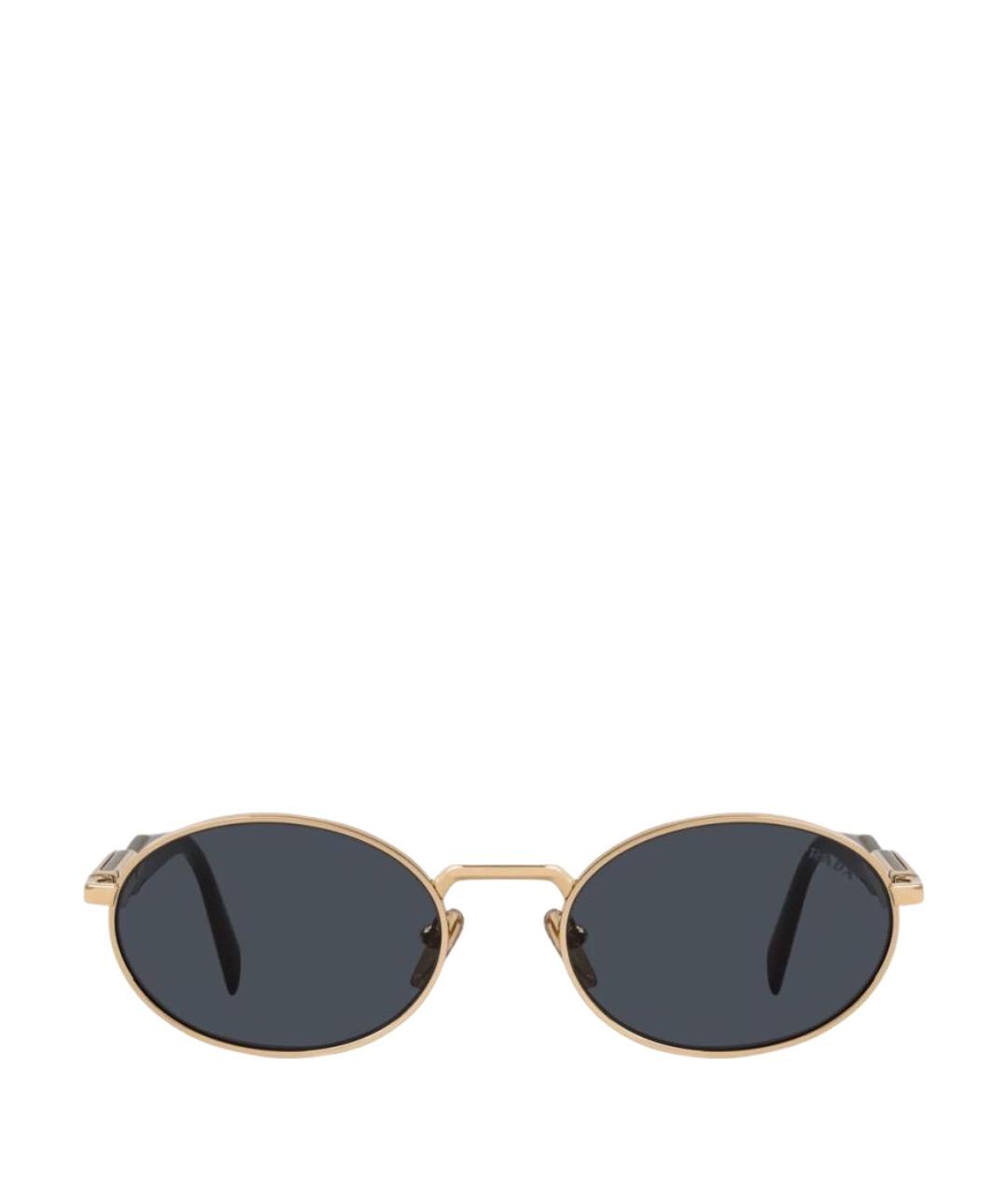 PRADA Черные пластиковые солнцезащитные очки, фото 1