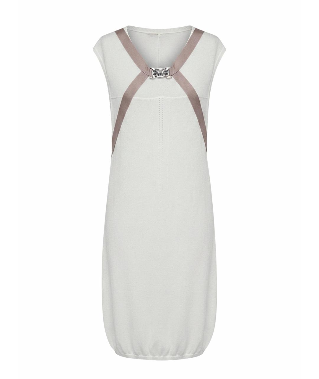 VERSACE JEANS COUTURE Белое вискозное коктейльное платье, фото 1