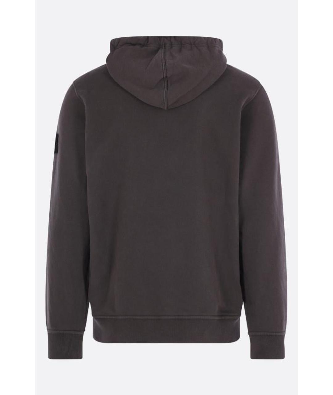 STONE ISLAND Серый хлопковый джемпер / свитер, фото 2