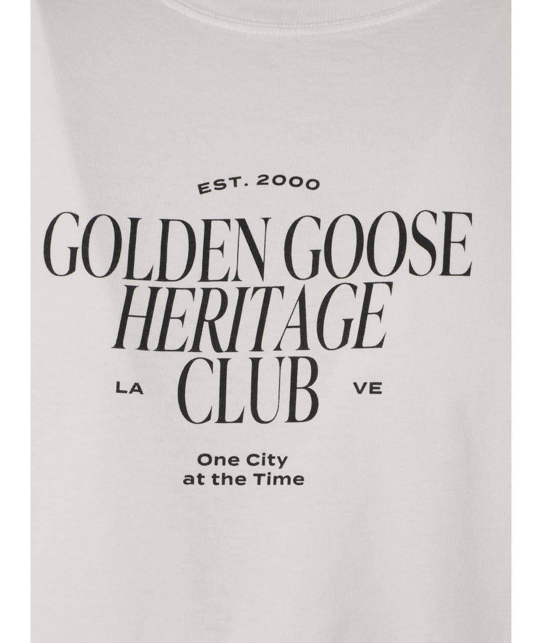 GOLDEN GOOSE Хлопковая футболка, фото 3