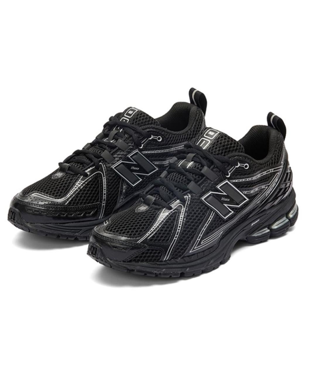 NEW BALANCE Черные текстильные низкие кроссовки / кеды, фото 6