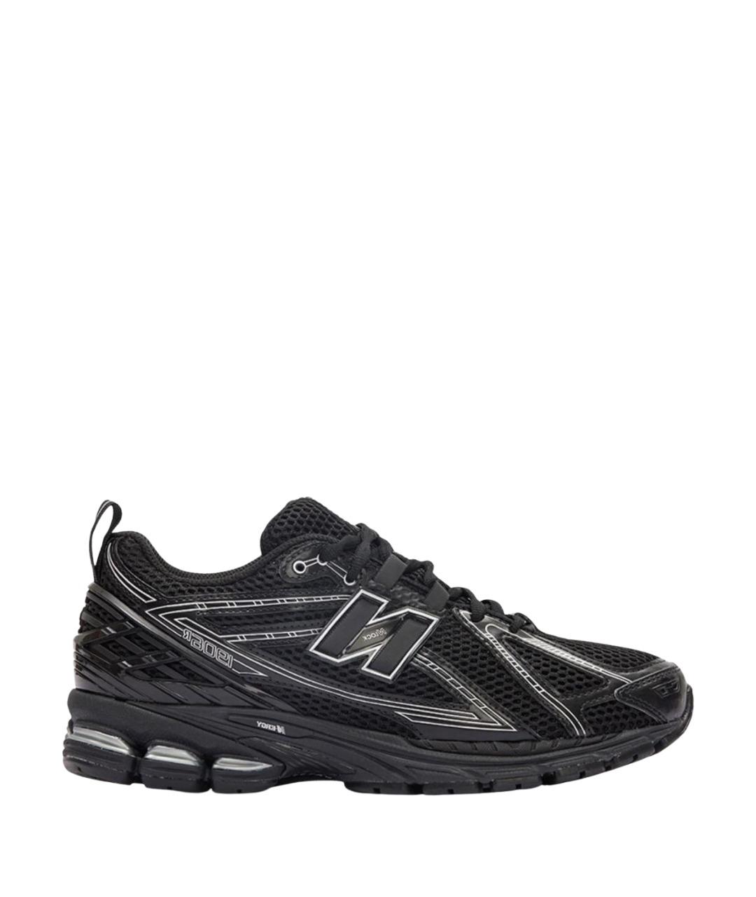 NEW BALANCE Черные текстильные низкие кроссовки / кеды, фото 1