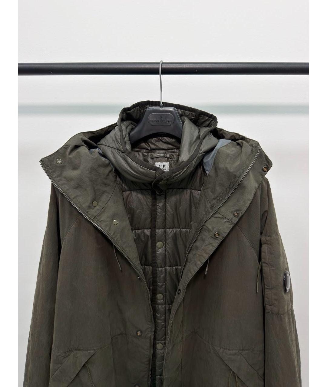 CP COMPANY Зеленая полиамидовая парка, фото 3