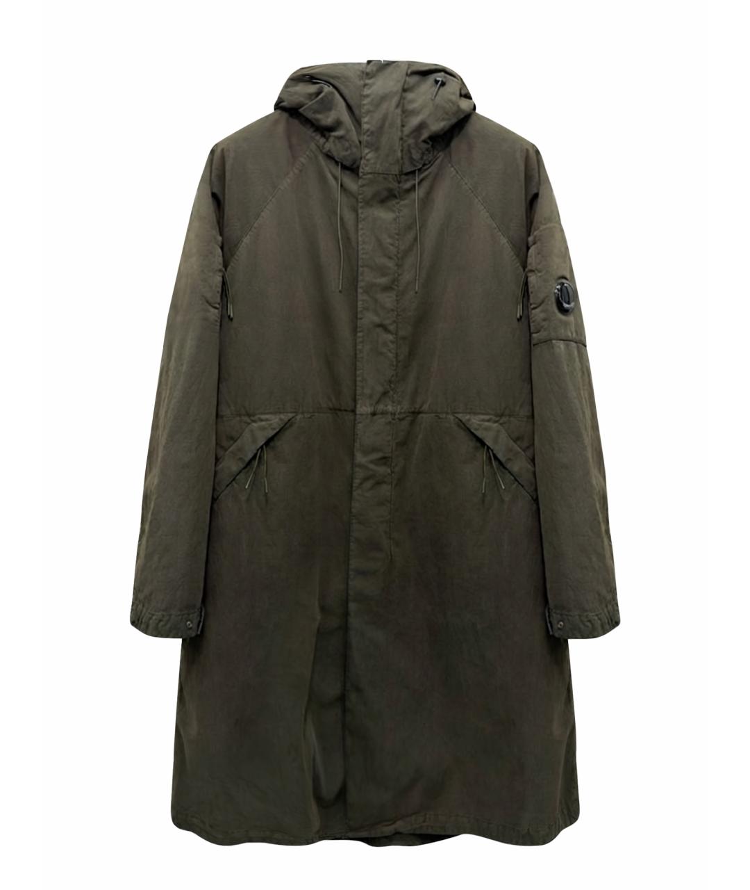 CP COMPANY Зеленая полиамидовая парка, фото 1