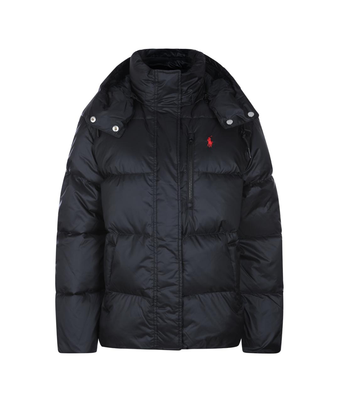 POLO RALPH LAUREN Черный пуховик, фото 1