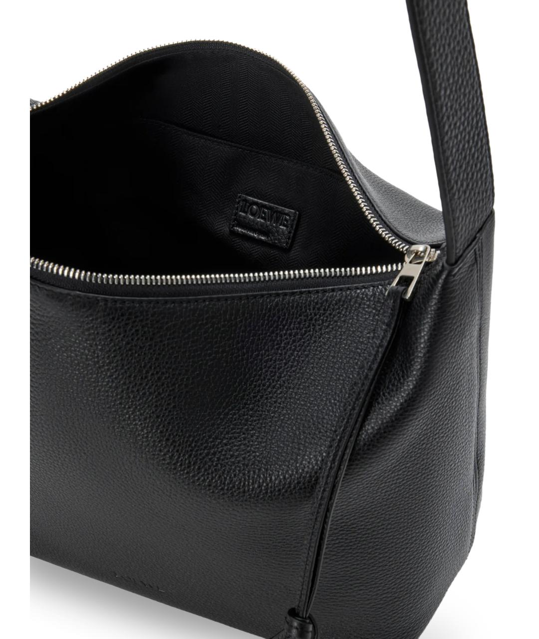 LOEWE Черная кожаная сумка на плечо, фото 4