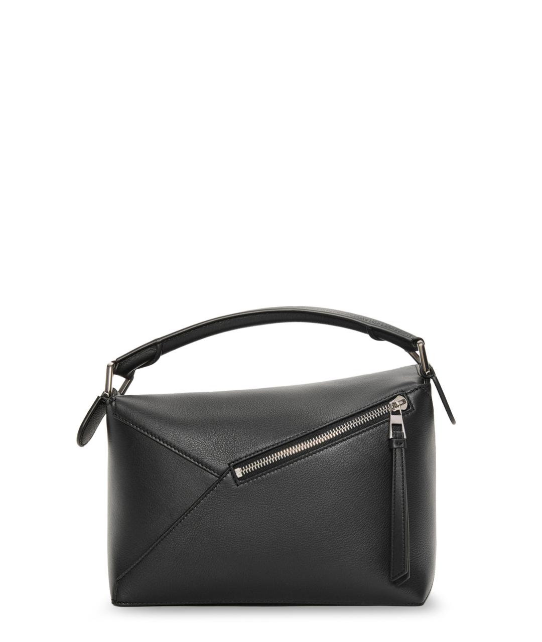LOEWE Черная кожаная сумка через плечо, фото 2