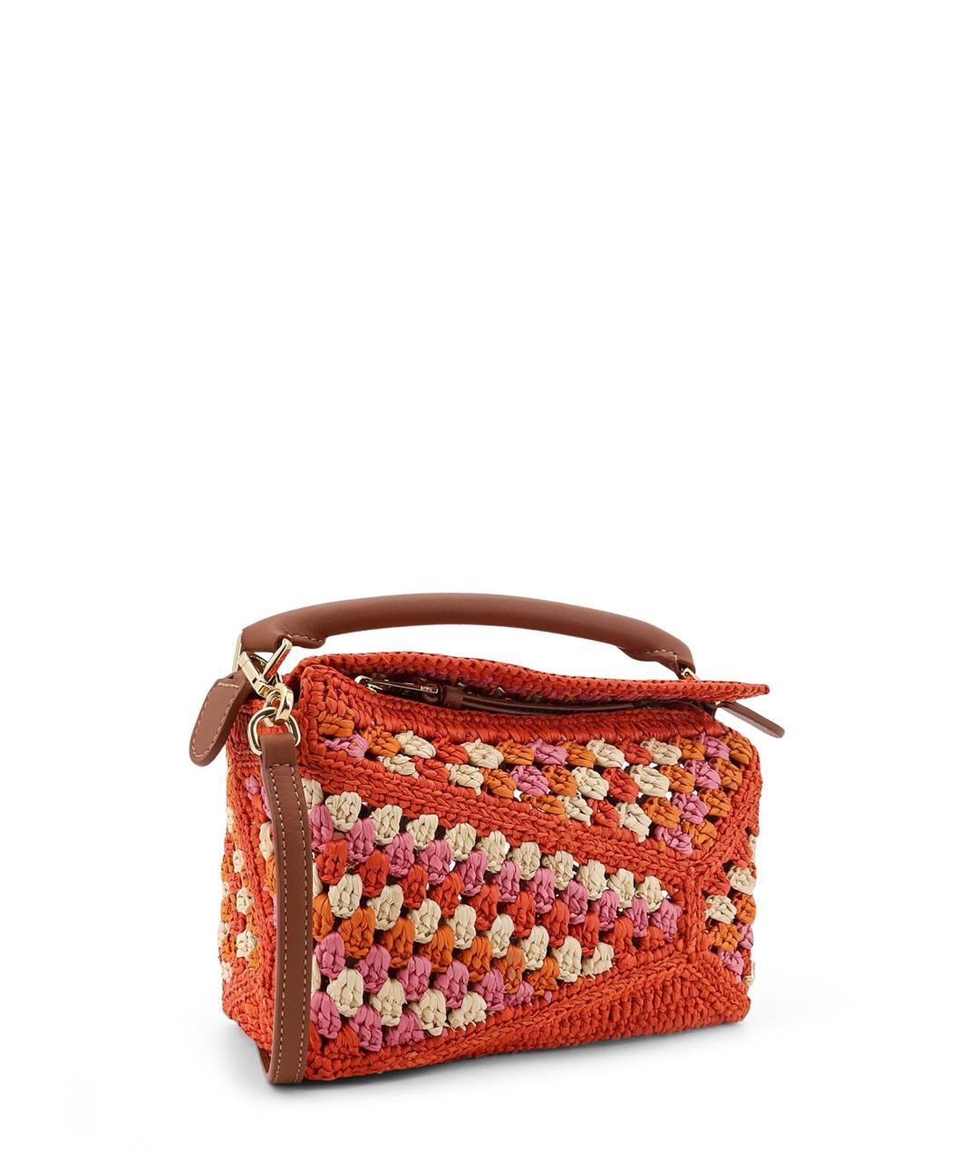 LOEWE Мульти плетеная сумка с короткими ручками, фото 3