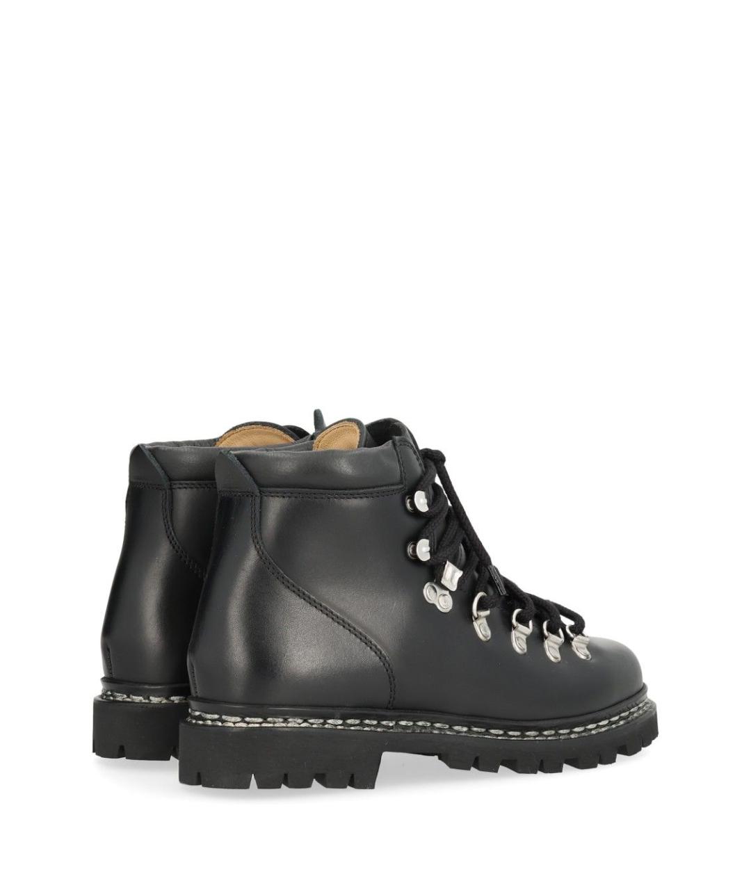 PARABOOT Черные кожаные ботинки, фото 3