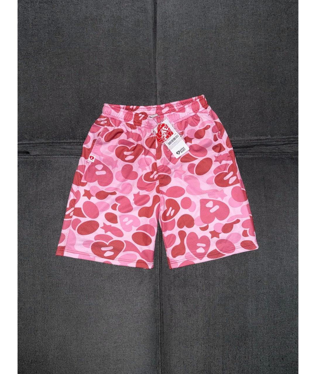 BAPE Розовые шорты, фото 8