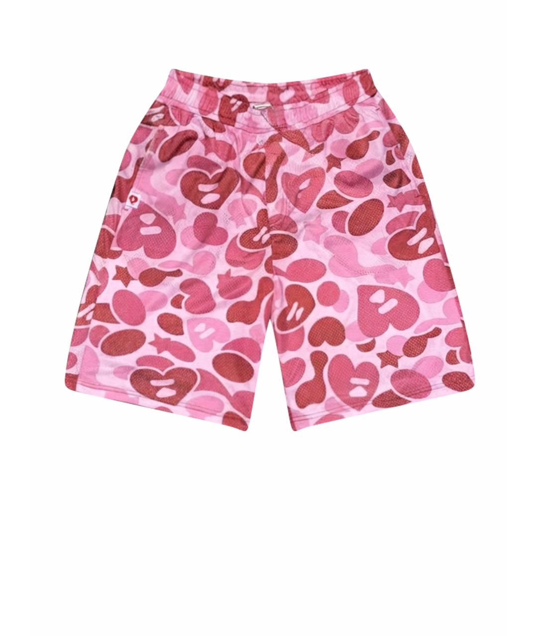 BAPE Розовые шорты, фото 1
