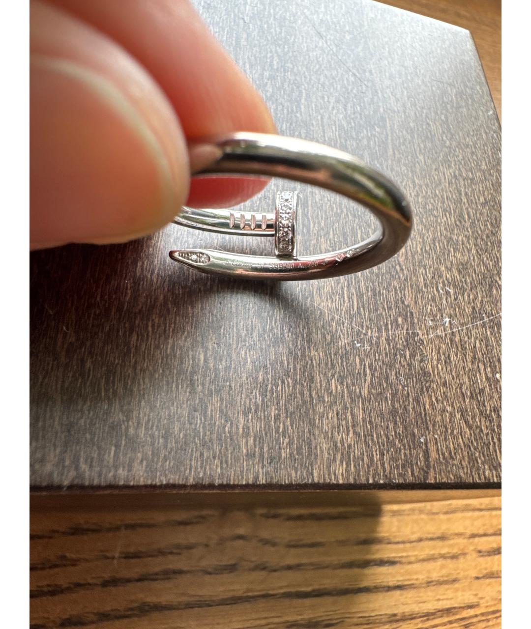 CARTIER Серебряное кольцо из белого золота, фото 4