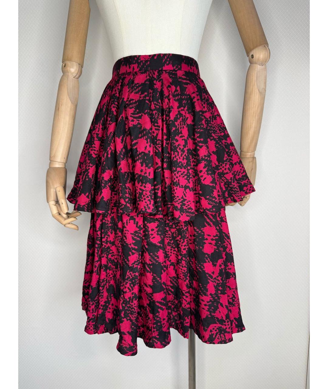CHRISTIAN DIOR Мульти юбка миди, фото 9