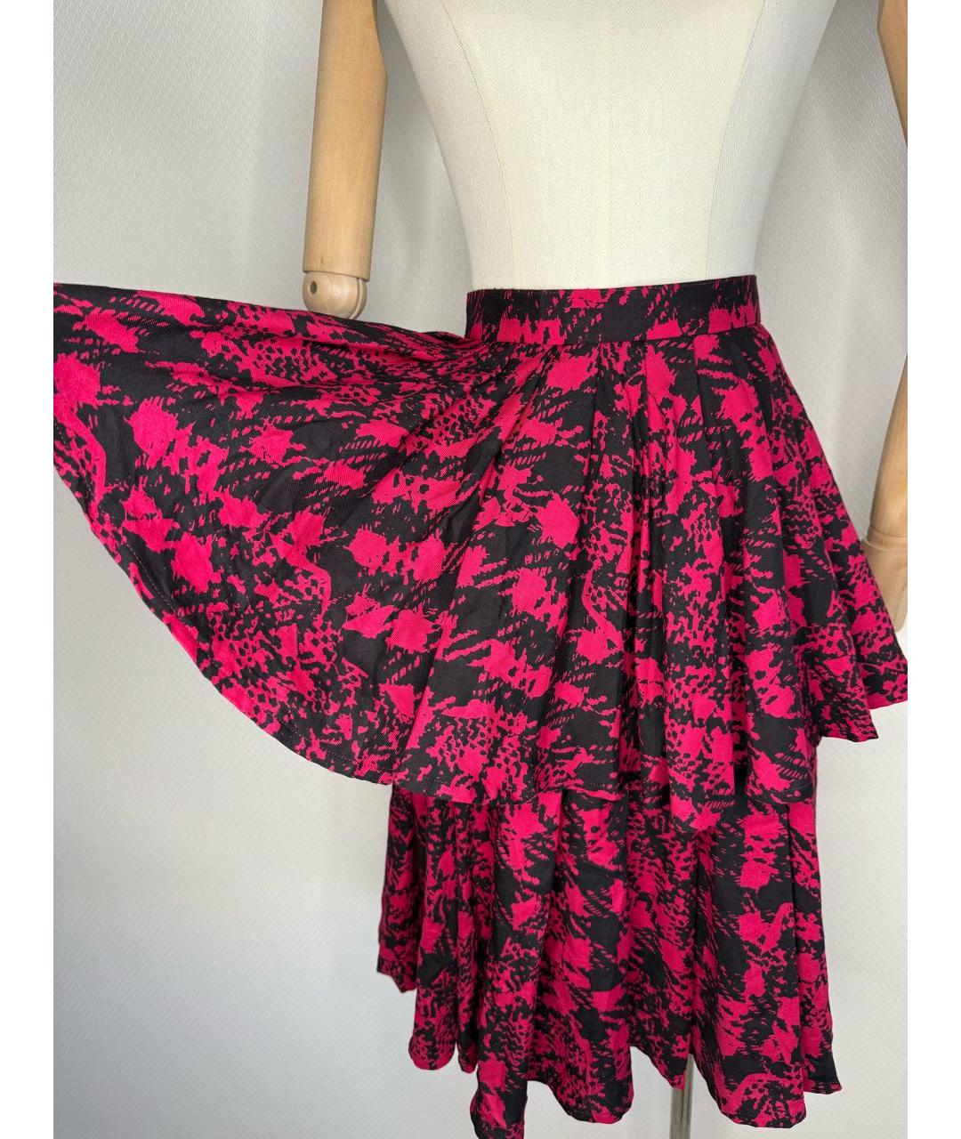 CHRISTIAN DIOR Мульти юбка миди, фото 4