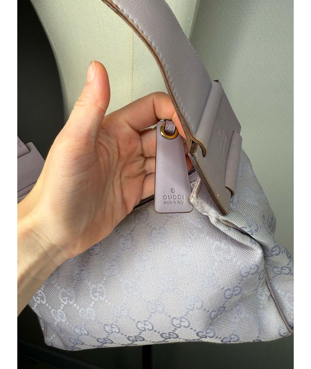 GUCCI Фиолетовая сумка с короткими ручками, фото 3