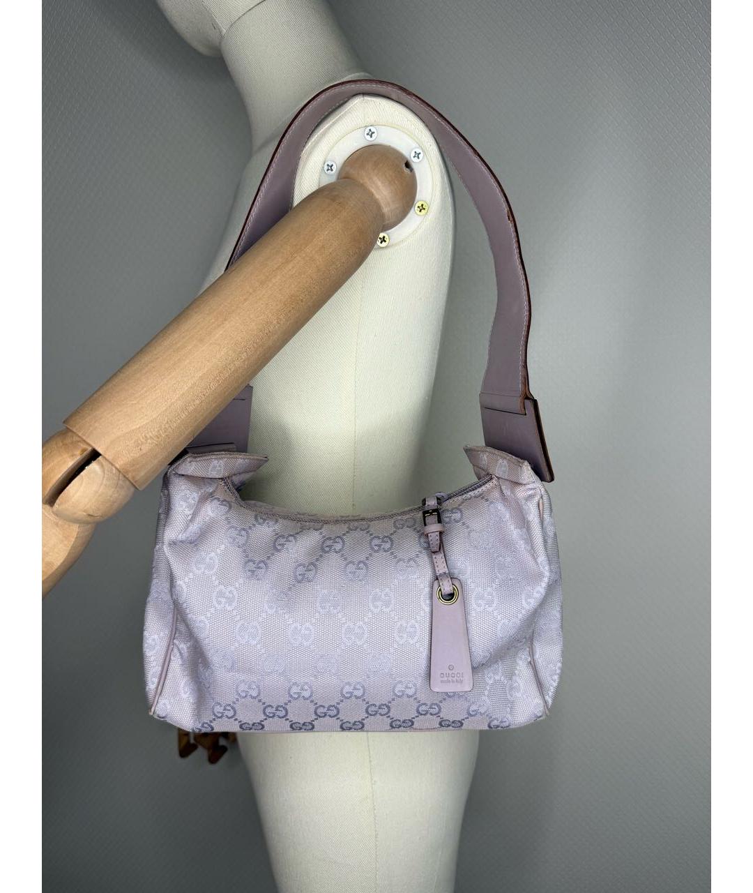 GUCCI Фиолетовая сумка с короткими ручками, фото 2