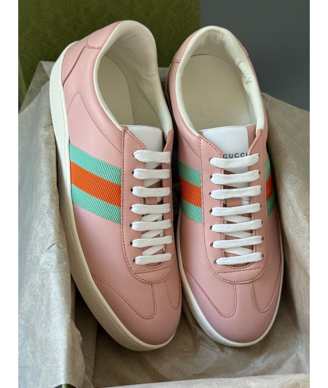 GUCCI Мульти кожаные кеды, фото 2