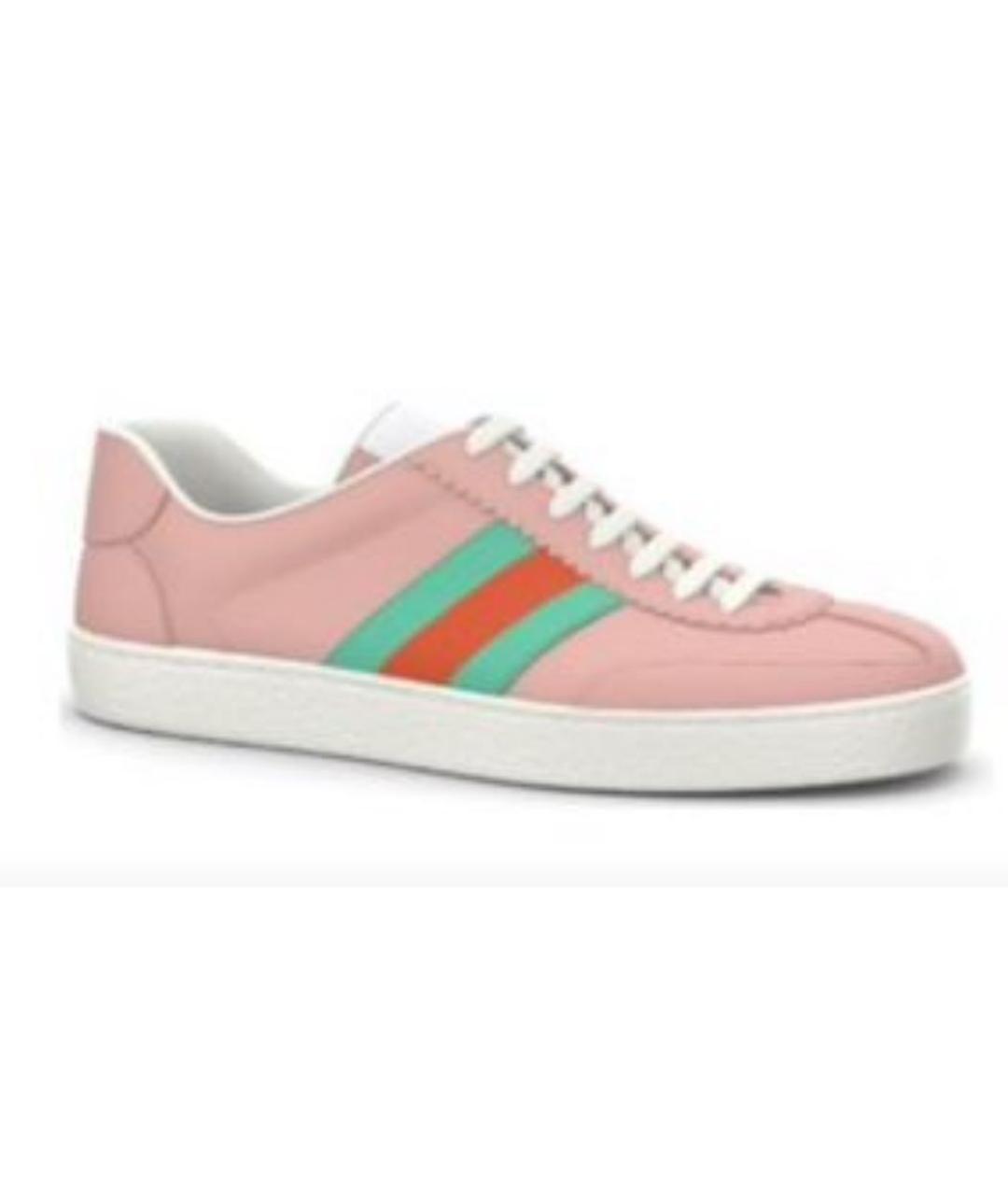 GUCCI Мульти кожаные кеды, фото 9
