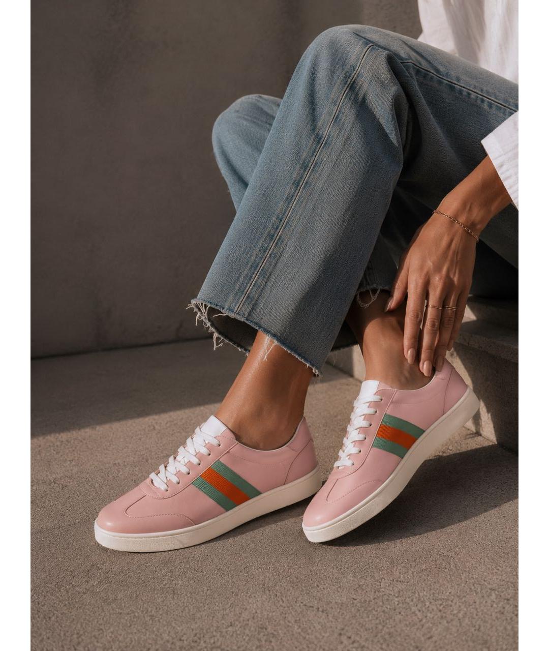 GUCCI Мульти кожаные кеды, фото 5