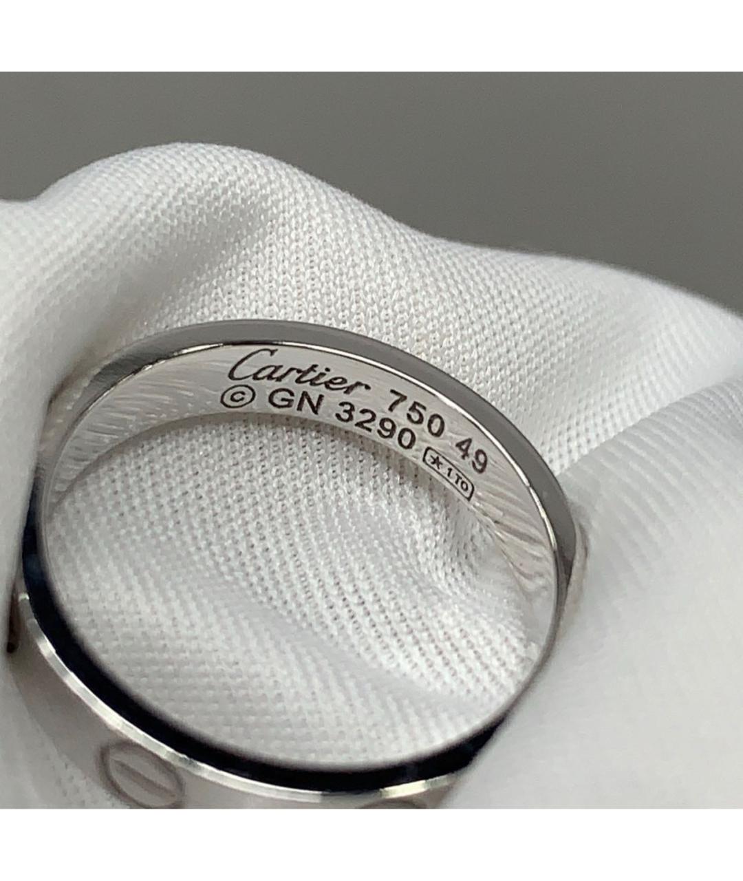 CARTIER Серебряное кольцо из белого золота, фото 3