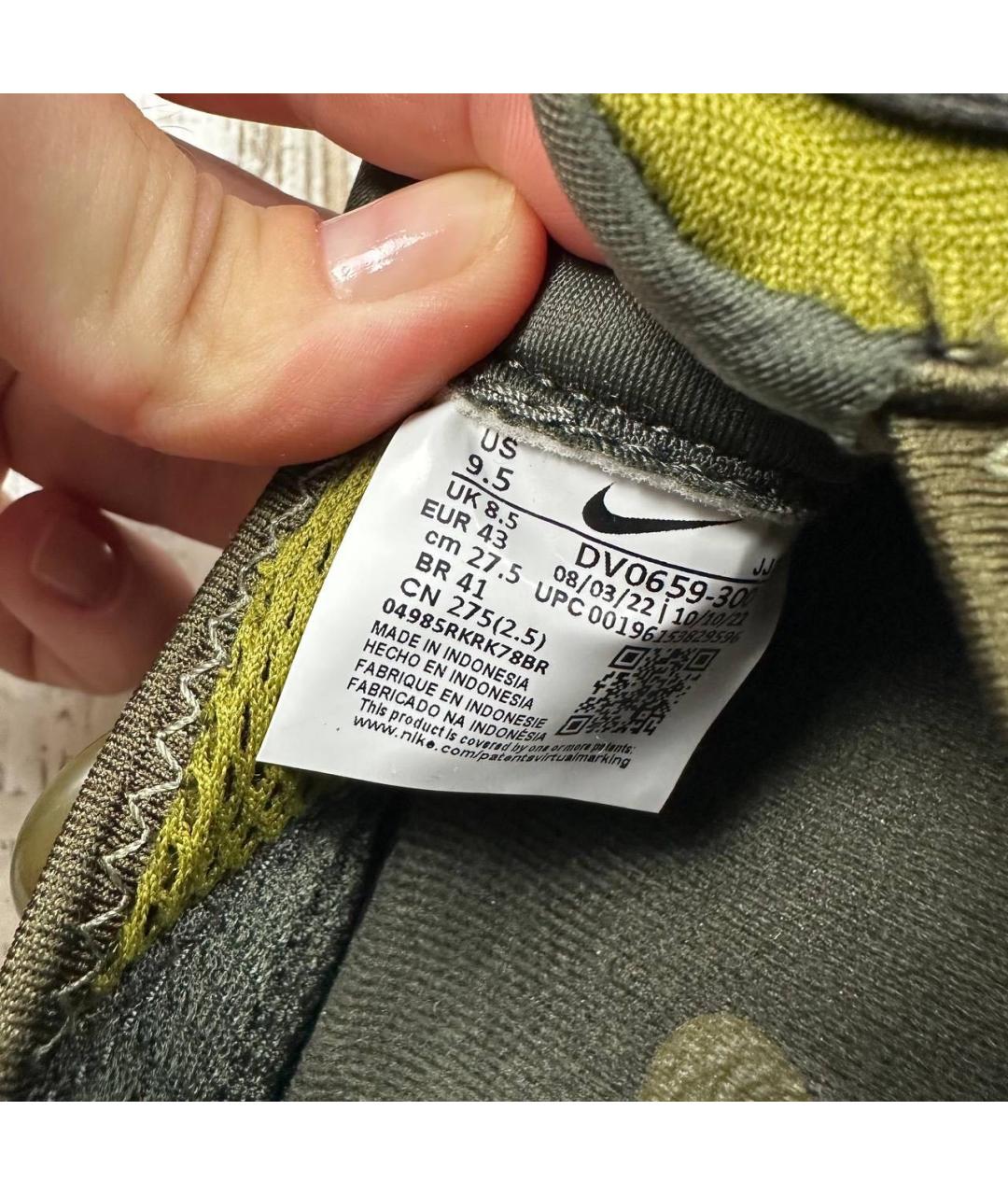 NIKE Хаки низкие кроссовки / кеды, фото 5