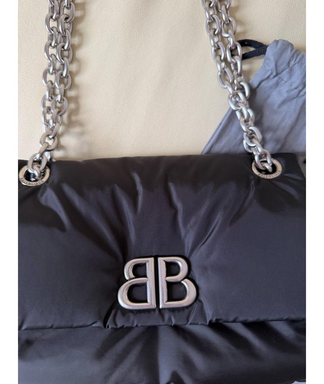 BALENCIAGA Черная нейлоновая сумка через плечо, фото 5