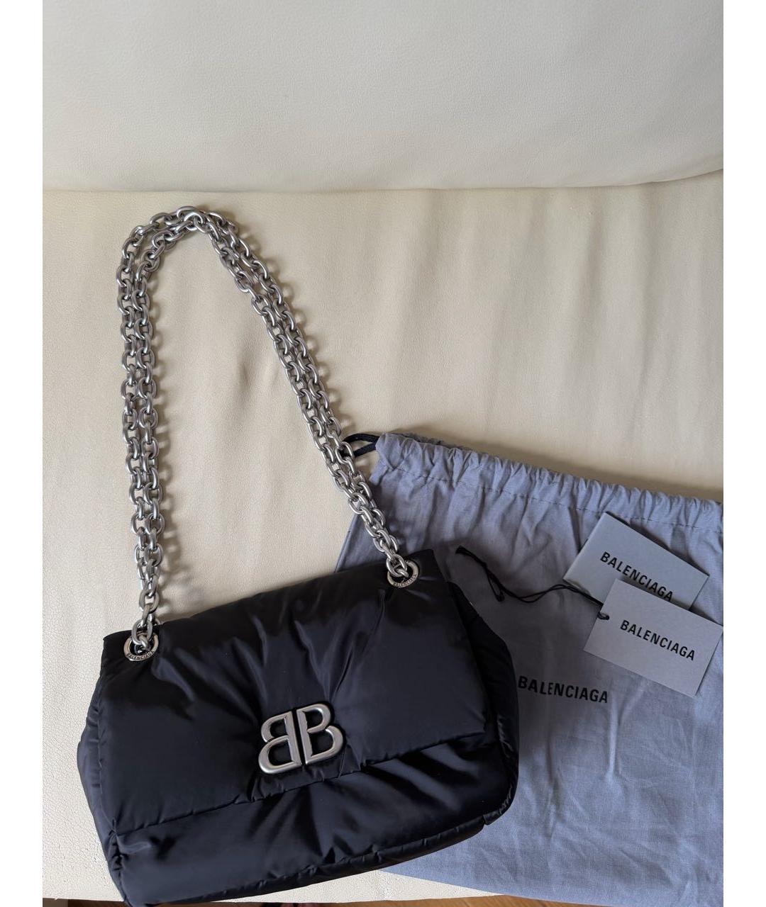 BALENCIAGA Черная нейлоновая сумка через плечо, фото 2