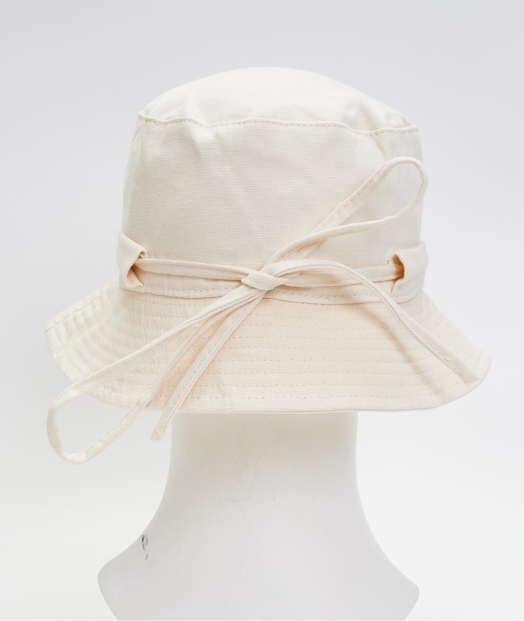JACQUEMUS Белая хлопковая панама, фото 3