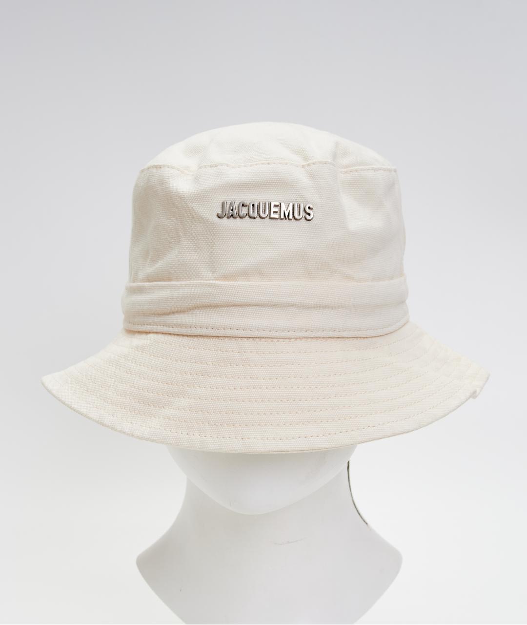 JACQUEMUS Белая хлопковая панама, фото 6