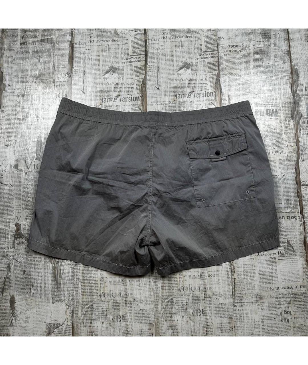 STONE ISLAND Серые шорты, фото 7