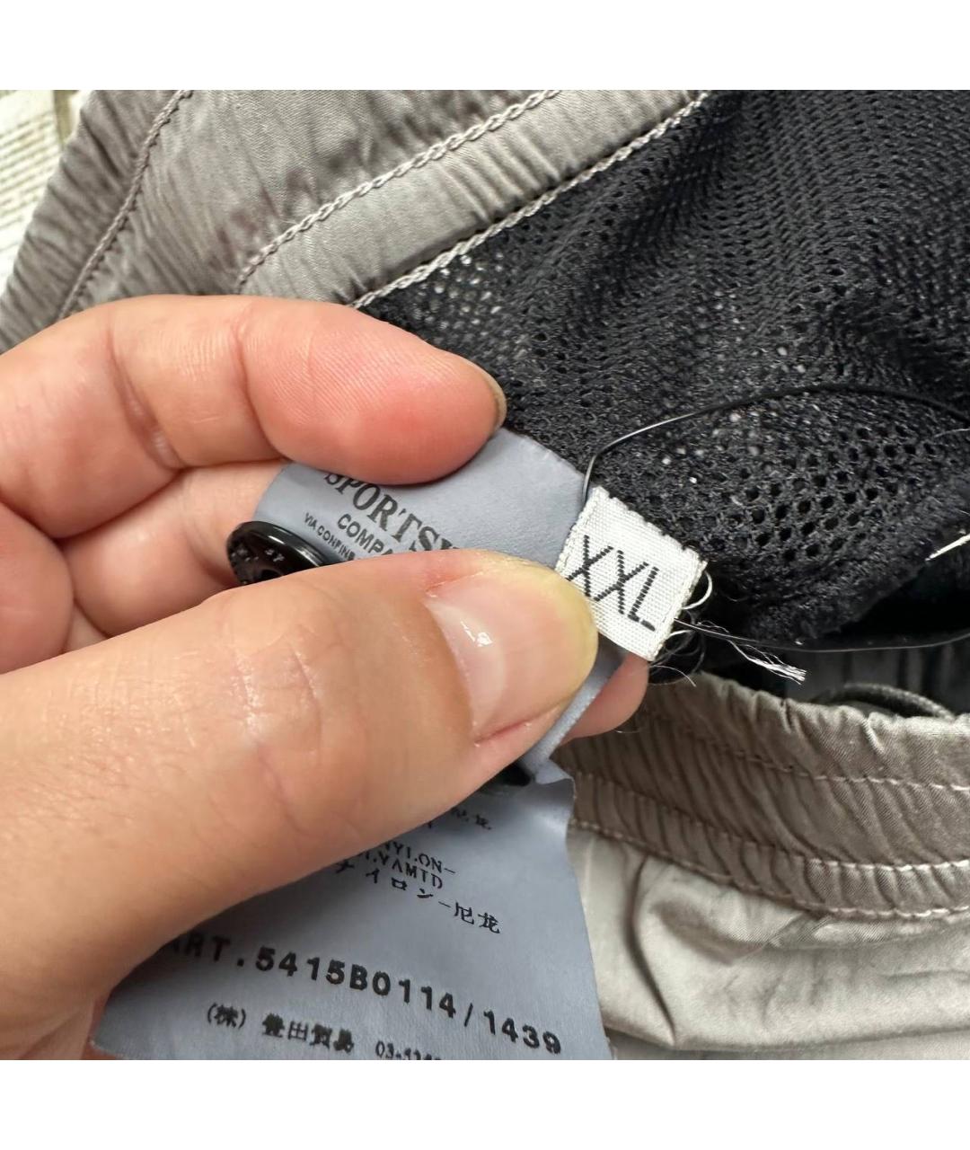STONE ISLAND Серые шорты, фото 5