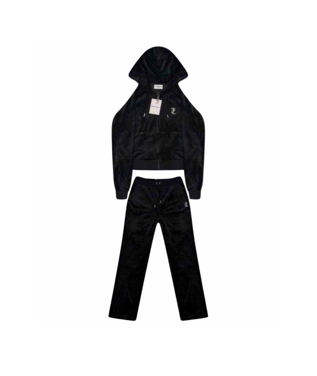 JUICY COUTURE Черный полиэстеровый костюм с брюками, фото 9