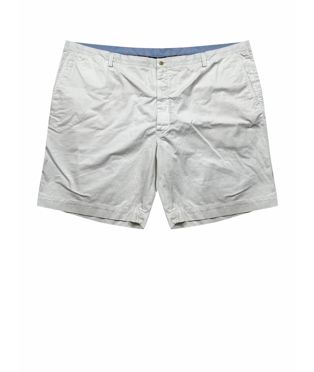 POLO RALPH LAUREN Белые хлопковые шорты, фото 1