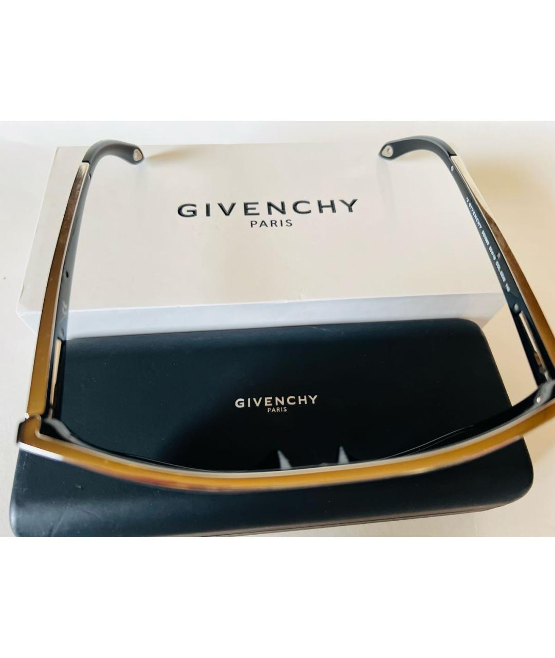 GIVENCHY Черные пластиковые солнцезащитные очки, фото 6