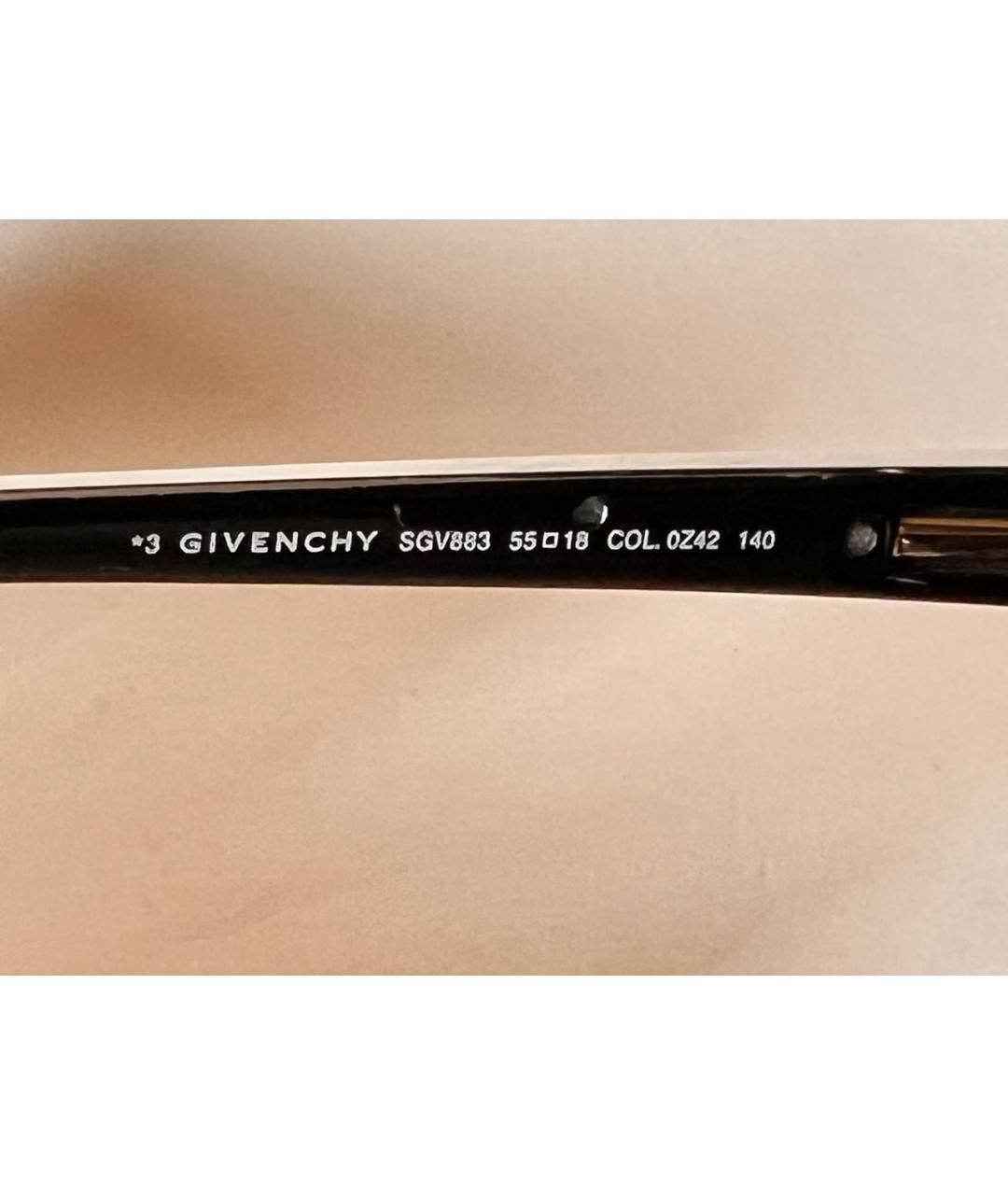GIVENCHY Черные пластиковые солнцезащитные очки, фото 7