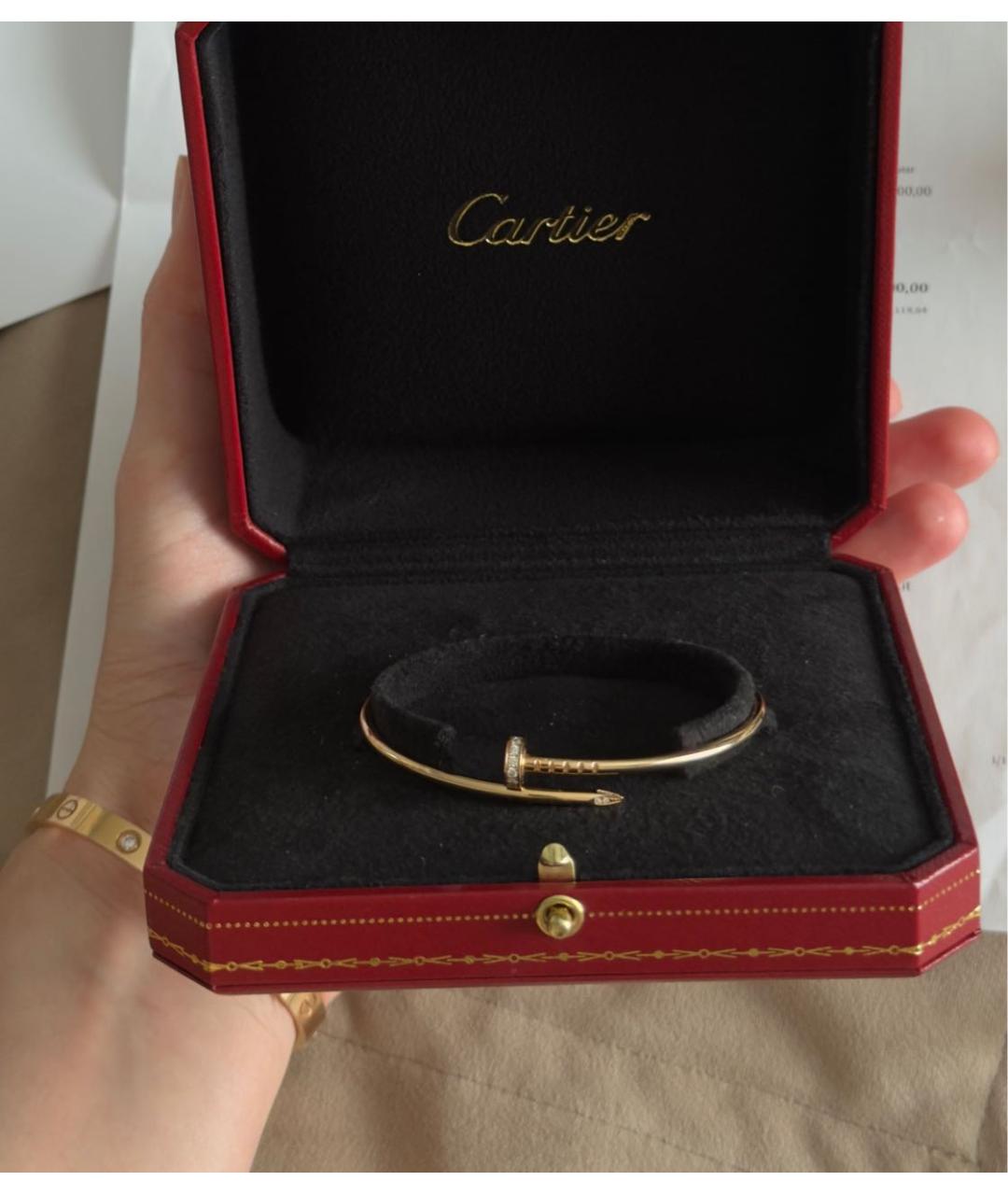 CARTIER Золотой браслет из розового золота, фото 3