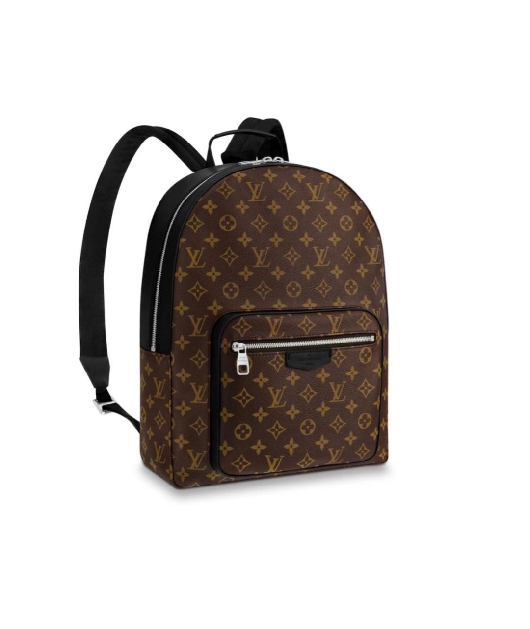 LOUIS VUITTON Коричневый канва рюкзак, фото 9