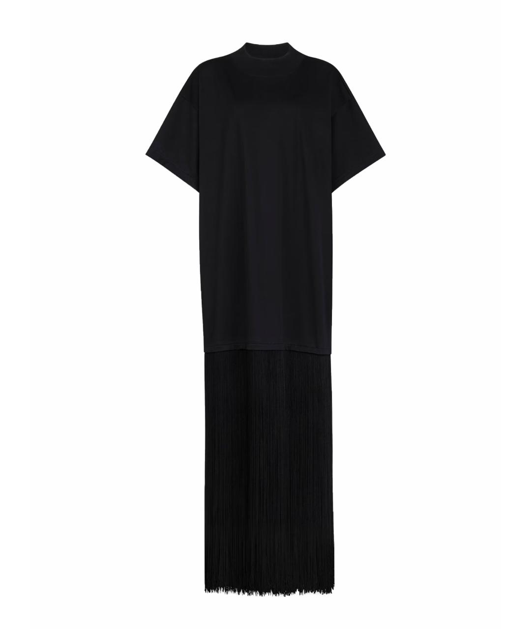 ALAIA Черная хлопковая футболка, фото 1