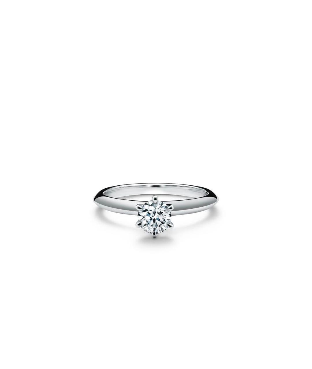 TIFFANY&CO Серебряное платиновое кольцо, фото 1