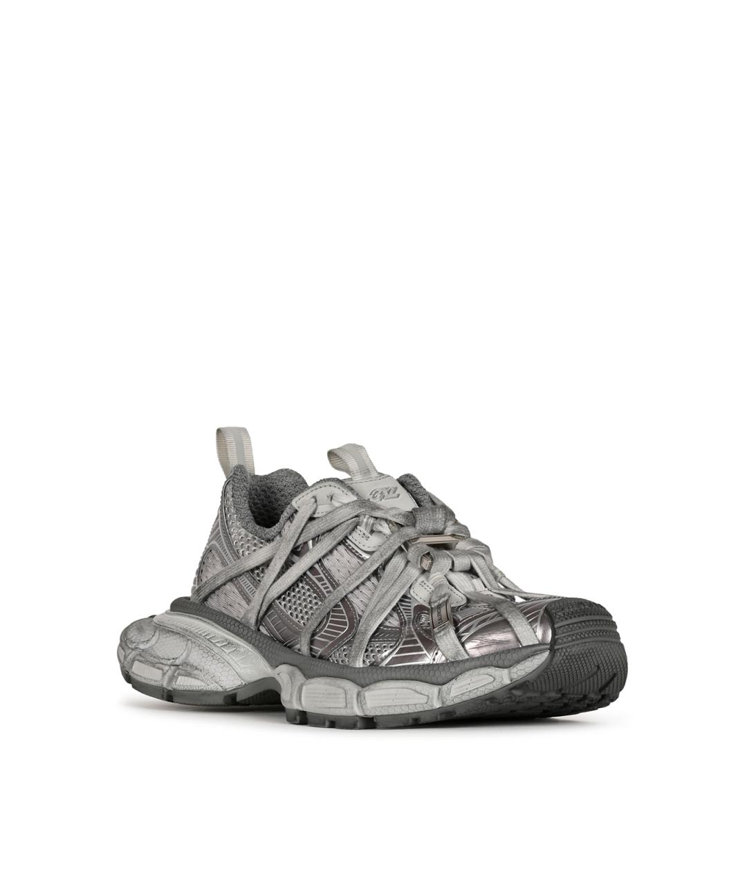 BALENCIAGA Серые кроссовки, фото 2