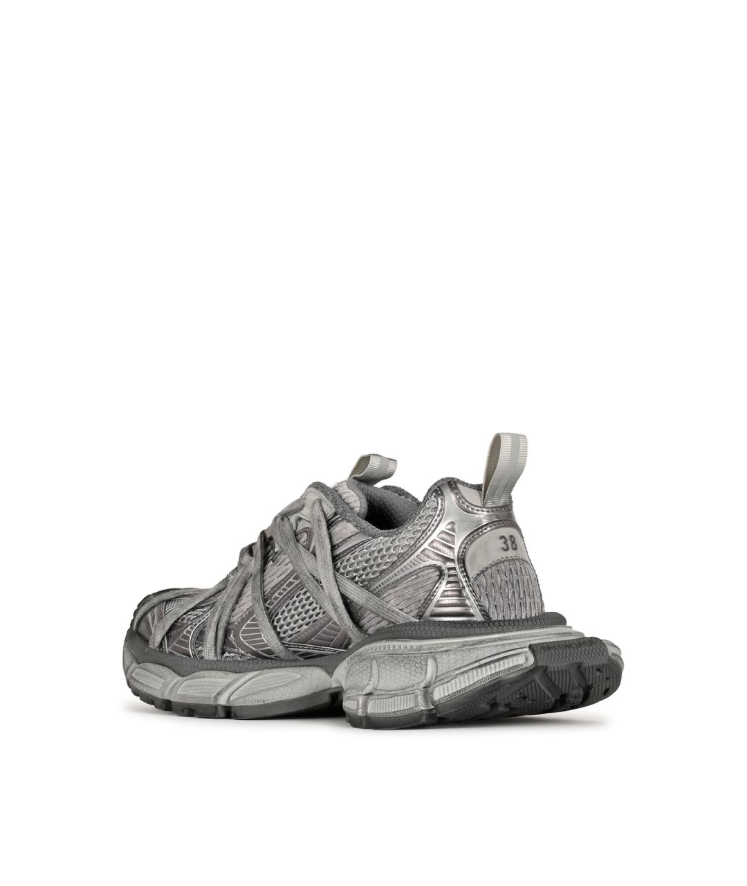 BALENCIAGA Серые кроссовки, фото 3