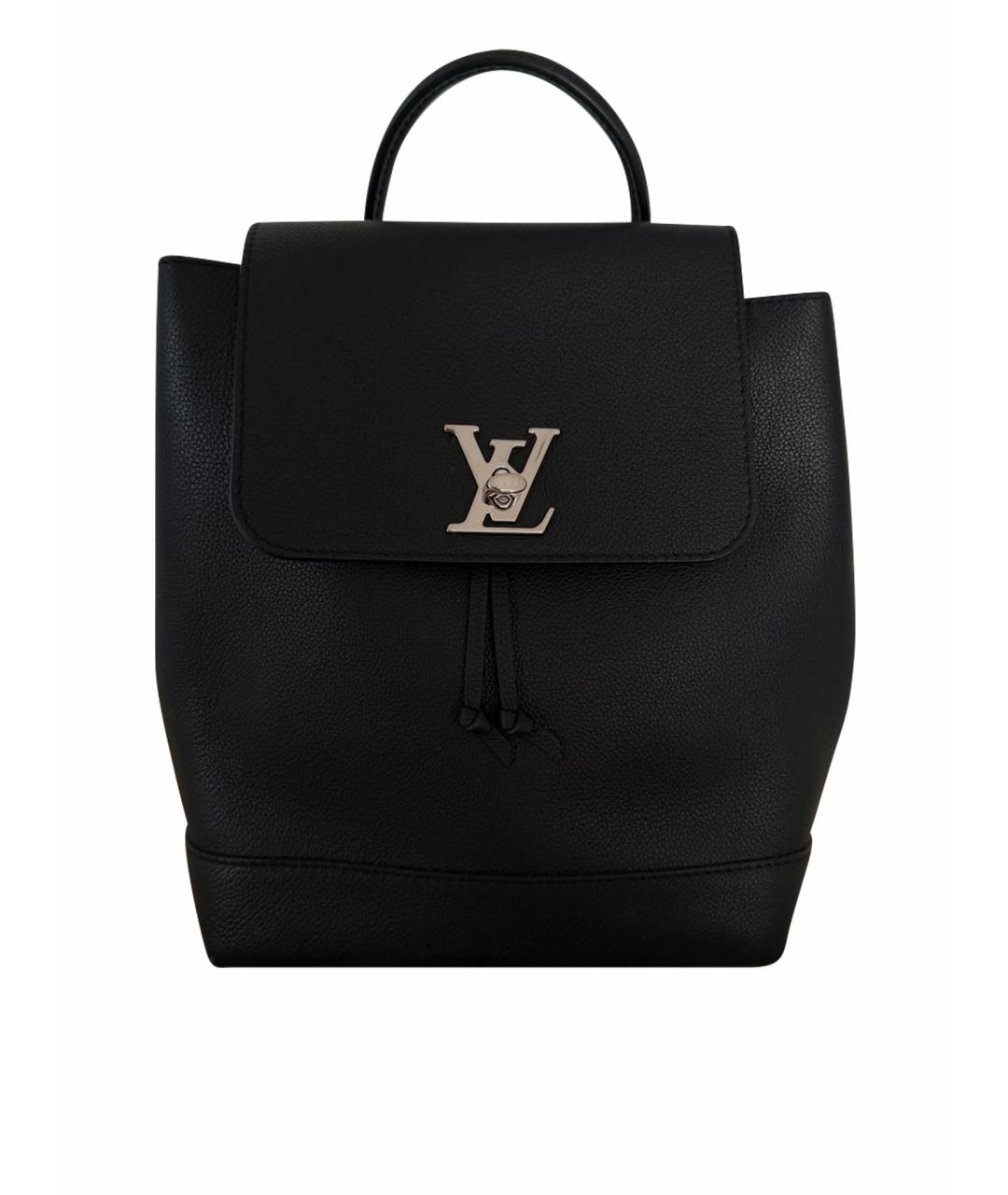LOUIS VUITTON Черный кожаный рюкзак, фото 1