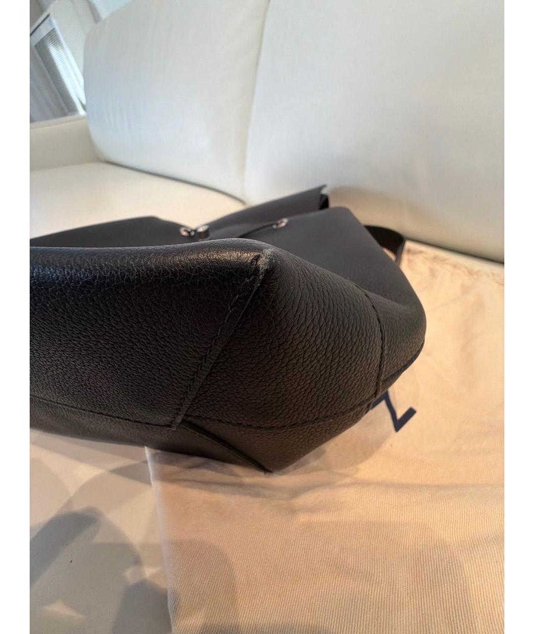 LOUIS VUITTON Черный кожаный рюкзак, фото 6