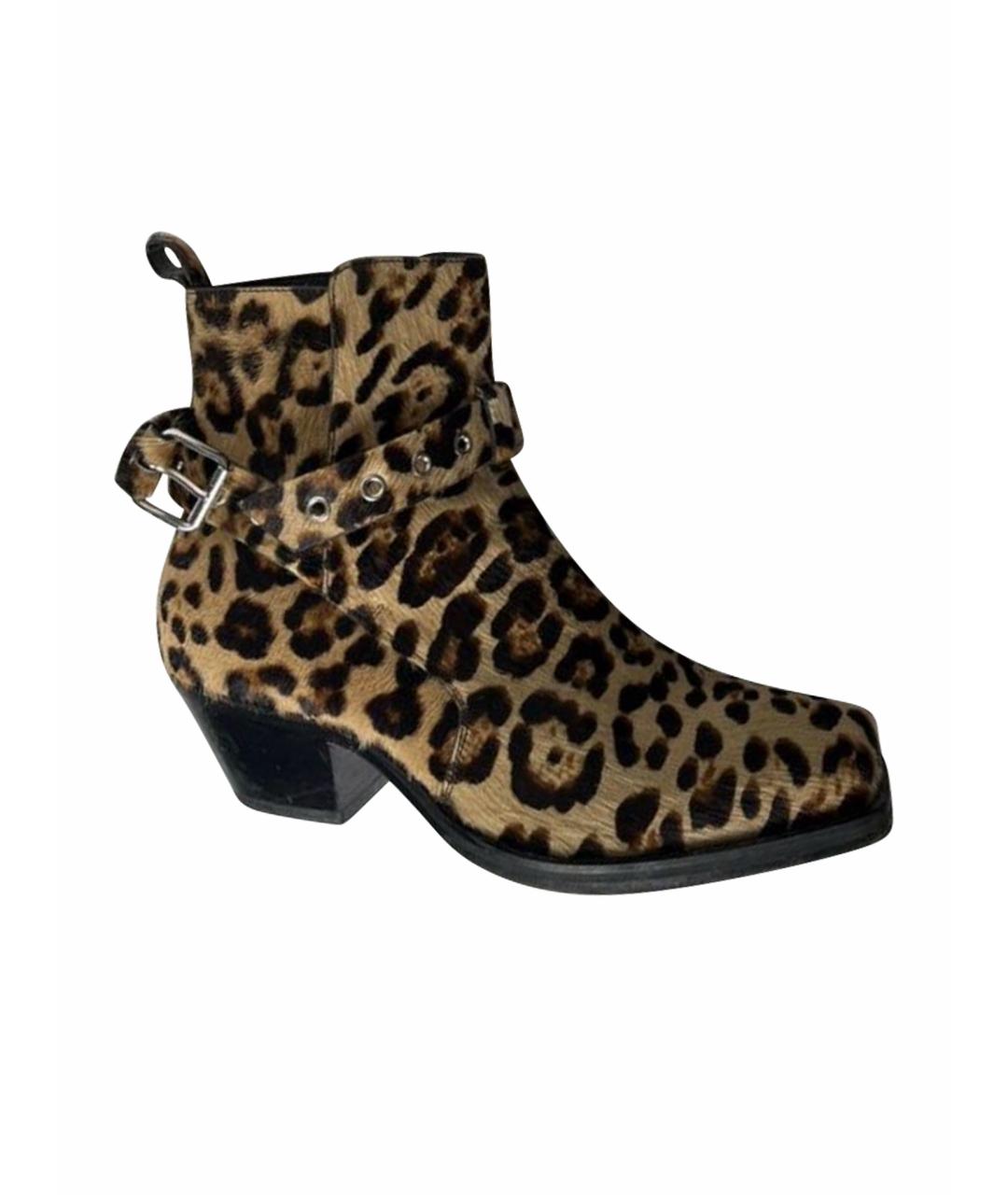 VERSACE Горчичные сапоги, фото 1