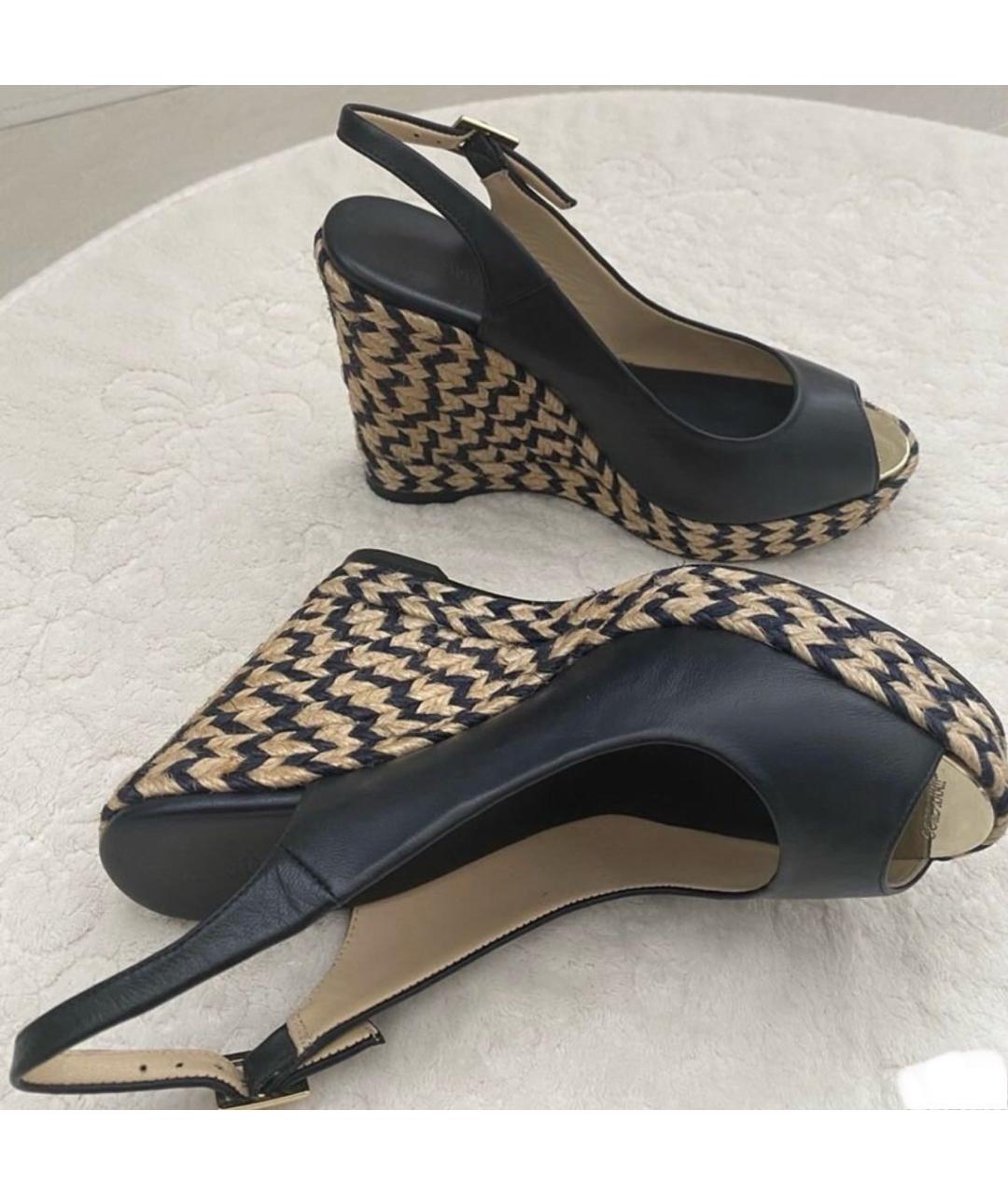 JIMMY CHOO Черные кожаные туфли, фото 7