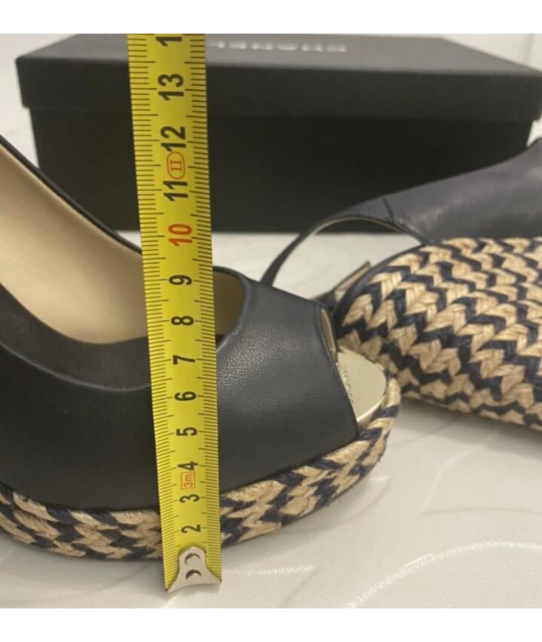 JIMMY CHOO Черные кожаные туфли, фото 5