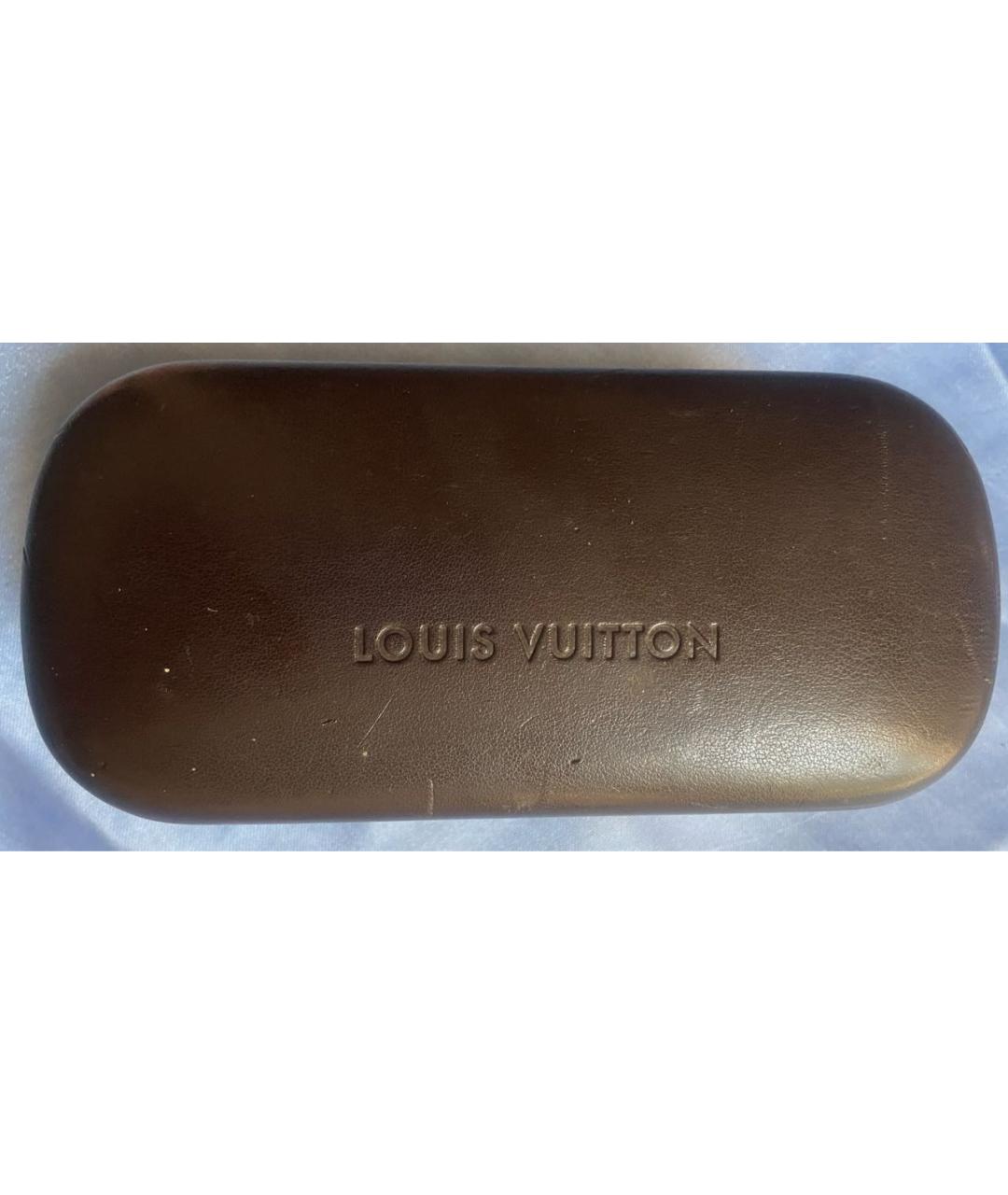 LOUIS VUITTON Красные пластиковые солнцезащитные очки, фото 5