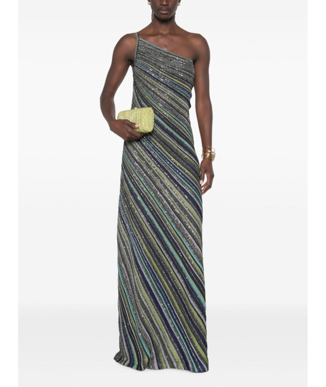MISSONI Зеленое коктейльное платье, фото 2